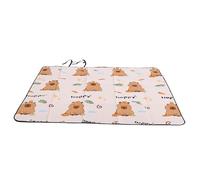 Picnic Blanket Thickened Foldable Portable Mat, Durable Polyester Oxford Fabric Outdoor Camping Mat for Beach Travel Grass Park Festivals (200 * 200cm)