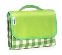 Picnic Blanket Waterproof Backing, 150 x 200cm Large Picnic Mat, Anti Sand Picnic Rug with Handle, Foldable Outdoor Picnic Blanket for Camping, Beach, Garden, Park