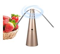 Picnic Fly Fan, Table Fan, 3.35x3.35x6.3 inches, Battery Powered Low Noise, Device for, Kitchen Camping Backyard Home Restaurant BBQ Garden Apartment Farmhouse Outdoor Dining