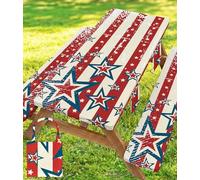 Picnic Table Cover with Bench Covers Elastic Table Cloth Cool Fun Unique Ideas Christmas Xmas Father Valentine's Day Birthday Party Camping Gift for Camper RV Owner Camping Lovers Couple Men Adult Dad