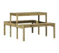 Picnic Table Outdoor Dining Garden Impregnated Wood Pine vidaXL