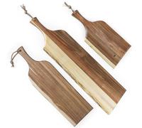PICNIC TIME 892-03-512-999-9 Artisan Charcuterie Raw Edge, Cheese Board, Serving Platter, (Acacia Wood)
