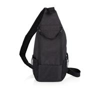 PICNIC TIME Strider Crossbody Cooler Sling Bag, Insulated Fanny Pack, (Black)