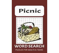 Picnic Word Search Puzzle Book: Word Searches with Easy to Read about Picnic, Picnic Lunch, Picnic Vibes and More | 6x9 inches, 110 pages | 50+ Puzzles ... Gift for Vacation, Holidays and Free Times