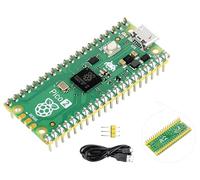 Pico 2 with Yellow Pre-Soldered Header Compatible with Raspberry Pi Pico 2 Microcontroller Board, Based on Official RP2350 Chip, Dual-Core & Dual-Architecture Design 4MB Flash, 3 Items