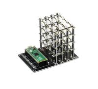 Pico Cube 4x4x4 64 LED Cube Kit for Raspberry Pi Pico (Assembled, Green)