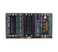 Pico Expansion LED Board GPIO Status Indicator & Reset Button for Raspberry Pi Pico, 2 x 20 Stackable Pin Headers, IO Debug LED Expansion Module, Power Prototyping Accessory