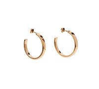 Pico London Earrings Goldplated Brass S01009-FG - Woman - Brass Gold 30 mm