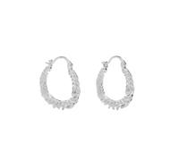 Pico Ocean Medium Earrings Silverplated Brass N01008-FS - Woman - Brass Silver