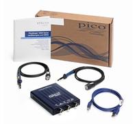Pico Technology PicoScope 2204A Oscilloscope 2 Channel 10 MHz, 100 MS/s, 8 kS, Handheld USB PC-Based Digital Pocket Lab Kit w/Probes, PS7 Software and Waveform Generator