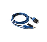 Pico Technology PicoScope Premium Test Lead PicoBNC+ to 4 mm, 5 m Blue, Yellow, Red & Green, Automotive Oscilloscope (Blue)