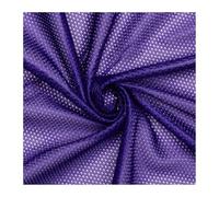 Pico Textiles 2 Yards Bolt - Purple Polyester Micro Mesh Jersey Fabric - 60" Wide - Small Holes - Durable Athletic Mesh Fabric for Sewing Soccer & Basketball Jerseys Uniforms