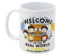 PICOBOX, Friends Mug Tv Show, Gift for Friends Fans, Decorative Ceramic Mug with Box for Home & Office, Capacity of 325 Ml, 9,5 x 11,3 x 8 Cm, Microwave Safe