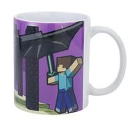 PICOBOX, Minecraft Mug, Gift for Minecraft Fans, Decorative Ceramic Mug with Box for Home & Office, Capacity of 325 Ml, 9,5 x 11,3 x 8 Cm, Microwave Safe