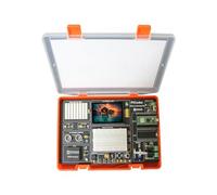 PiCoder Raspberry Pi Pico Kit Compact DIY Raspberry Pico Programming Learning Kit Python & Graphical Coding Learning Electronics STEM for Starter 3.2” LCD DIY Picoder Kit With Pi Pico WH