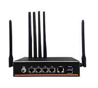 PICOPC Fanless Firewall Micro Appliance/Mini PC/Firewall router, Intel N5105 (4 Cores 4 Threads), 16GB DDR4 | 256GB SSD | 4 LAN i211 | 5G CPE | SD-WAN Security Gateway with TPM 2.0 (WiFi 6)