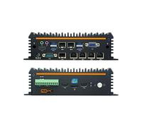 PICOPC Intel i7-8565U 6 LAN Fanless Security Gateway Appliance Firewall Router (8GB RAM, 120GB mSATA SSD) Supports OS like Sophos, pfSense, Untangle, Ubuntu, FreeBSD (4G upto 150Mbps)