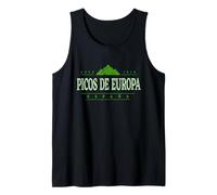 Picos de Europa España Retro Picos de Europa Spain Mountain Tank Top