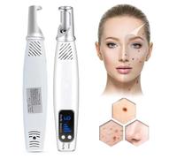 Picosecond Pen for Removing Skin Stains -9 Levels of Frequency + 4 Levels of Intensity,Pen for Removing Moles Tattoo Freckles Dark Spot Skin Pigmentation Scars,Skin Tag Removal Tool with Glasses,Blue