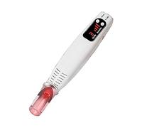 Picosecond Pen Plasma Device Light Therapy Mole Dark Spot Remover Pen with 3 Modes, 4 Levels for Skin Tags Tattoo Freckles Skin Pigmentation Scars with Glasses (Red)