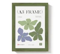 Picrit 11.7x16.5 Picture Frame, Poster Frame for Wall, Green Wood Grain