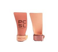 PICSIL - Heron Grips + Wristbands + Carry Bag | Full Hand Protection for Crosstraining & Gym | Use without Chalk | Hybrid Grip with PU, Aramid & Microfiber | Unisex, Canyon, G+