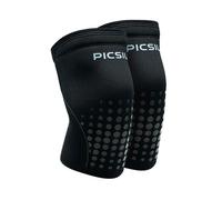 PICSIL - Rigid Neoprene Knee Sleeves | 7mm & 10mm for Powerlifting, Cross Training & Weightlifting | High-Density, Non-Slip Design | Competition Approved | Unisex, Moonless, 10mm, XL
