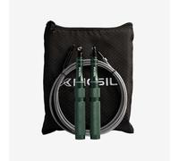 PICSIL Rook Aluminium Speed Rope, Knurled Non-Slip Handles - Moss