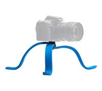 Pictar Splat Flexible Mini Tripod & Selfie Stick - for Cameras & Other Photo & Video Gear - 1/4"-20 - Supports 5.3 Pounds, Blue