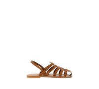 Picte Sandal - female - K.JACQUES - Flat Sandals - Brown - 8 UK - Shoes 8 UK