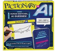 Mattel Games - Pictionary Vs. AI Family Game for Kids and Adults and Game Night Using Artificial Intelligence for 2 4 Players, English Version, HYH75