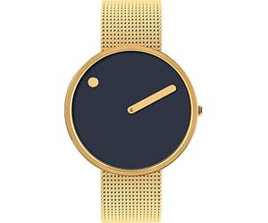 Picto 32015873 Unisex Watch Analogue Quartz One Size Gold