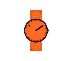PICTO 32020958 Unisex Analogue Quartz Watch, orange, Einheitsgröße, Sporty