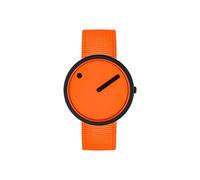 PICTO 32020958 Unisex Analogue Quartz Watch, orange, standard size, Sporty