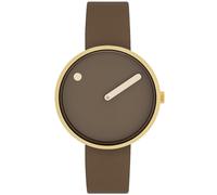 Picto 34001-4614G Mocha Brown 34mm 5ATM