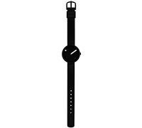 Picto Ladies Watch 30mm Black Stainless Steel Case with Black Dial and Black Silicone Strap 43360-0112B