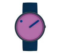 PICTO R44005-R001 Pink Reef Dial Blue Recycled Plastic Strap Wristwatch