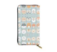 pictorial Avatar Patterned Leather Long Wallet (7.5 * 4.1 inches) | Extra Large Multi-Function Compartment | Great Gift