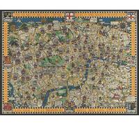 Pictorial Map of London, 1914 - MacDonald Gill 1000 Piece Jigsaw Puzzle