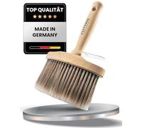 PICTORIS Surface Brush, 130 mm, No Bristle Loss, Made in Germany, Large Painter's Brush, Bristle Brush, Tassel for All Glazes and Varnishes, Wallpapering Brush, Wide Brush, Paint Wall