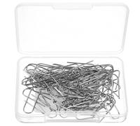 (Picture 3, One size) 200Pcs Nichrome U Shaped Hook Nichrome Ceramic Hanging Ring High Temp Nichrome Hook for Craft