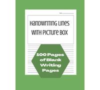 Picture and Handwriting Practice Books: 100 pages of 8.5 x 11 inch paper, with space to draw and write. Ideal for journaling and drawing for kids.: A ... writing stories and retells.For school-age.