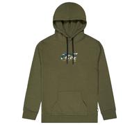 Picture - Basement Camo Printed Hoodie - Hoodie size XL, olive