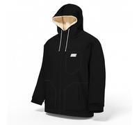 Picture - Basement Plush Zip Hoodie Black - S - Fleece
