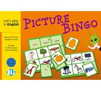 Picture Bingo: Spiel mit 32 Bingokarten, 100 Spielkarten und einer Spielanleitung