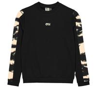 Picture - Blayr Printed Crew Black Shadow - M - Sweatshirt