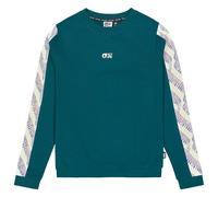 Picture - Blayr Printed Crew Deep Water Birdiplum - M - Sweatshirt