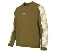 Picture - Blayr Printed Crew Tobacco Timeless Flower - M - Sweatshirt