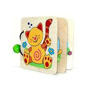 Picture book, animals 90 x 90 x 40 wood book children's book