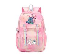 (picture color1) Lilo And Stitch Women's Backpack Boys Girls Bookbag Bag